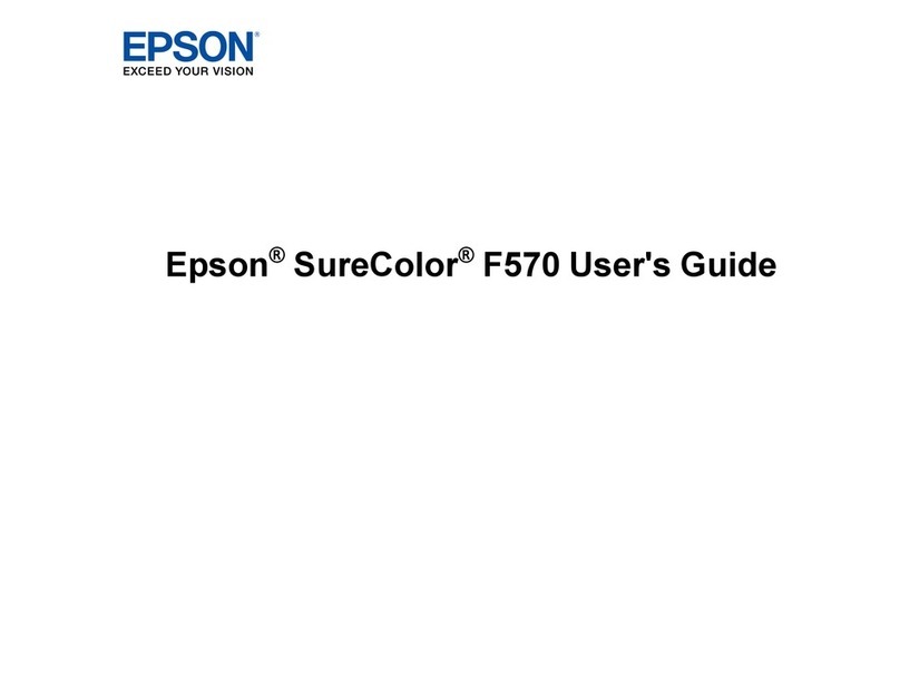 Epson SCF570SE User manual