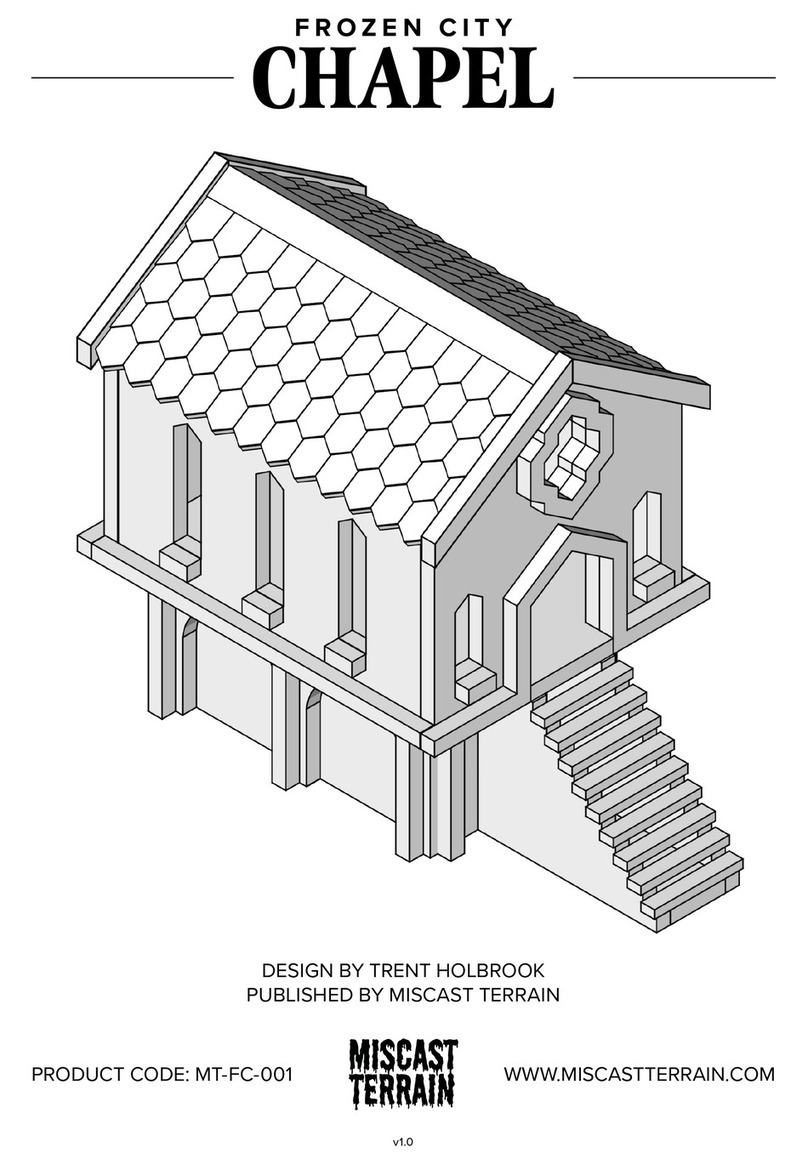 Miscast Terrain FROZEN CITY CHAPEL manual