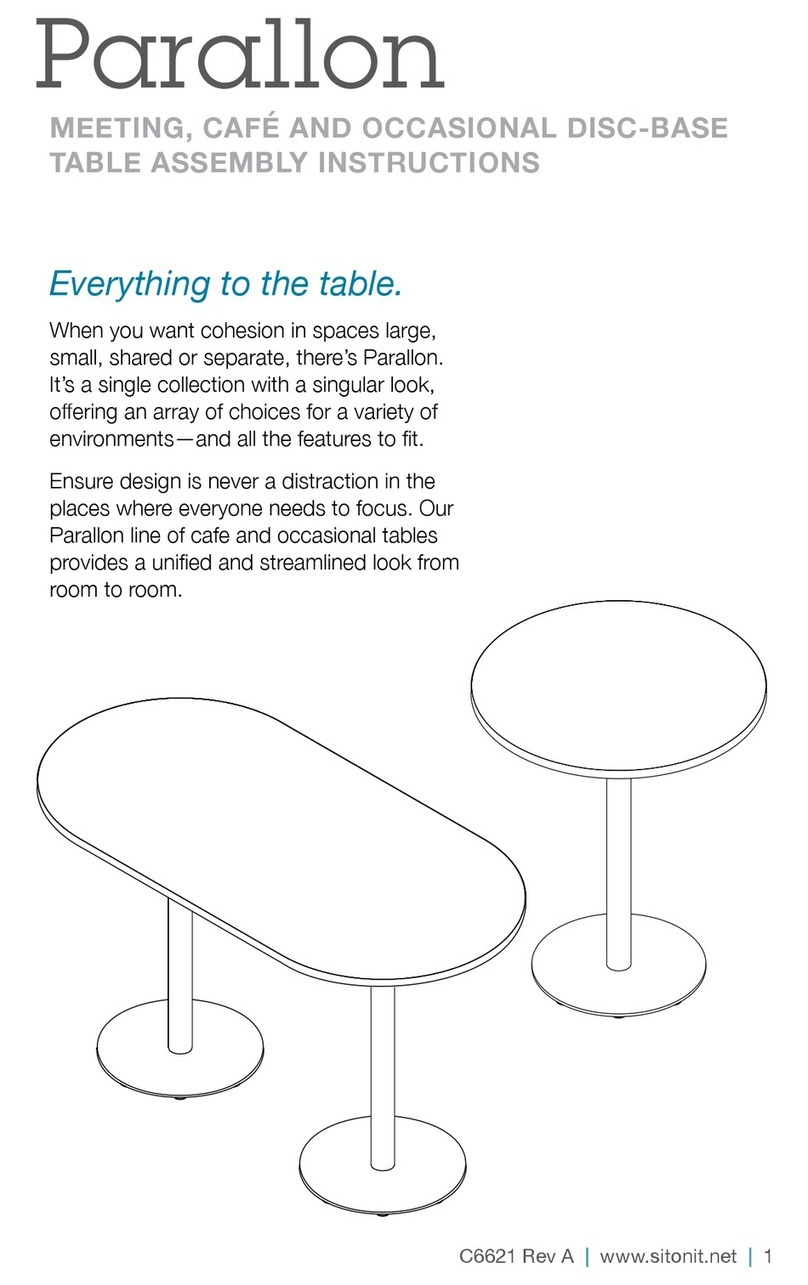 SitOnit Seating Parallon MEETING User manual