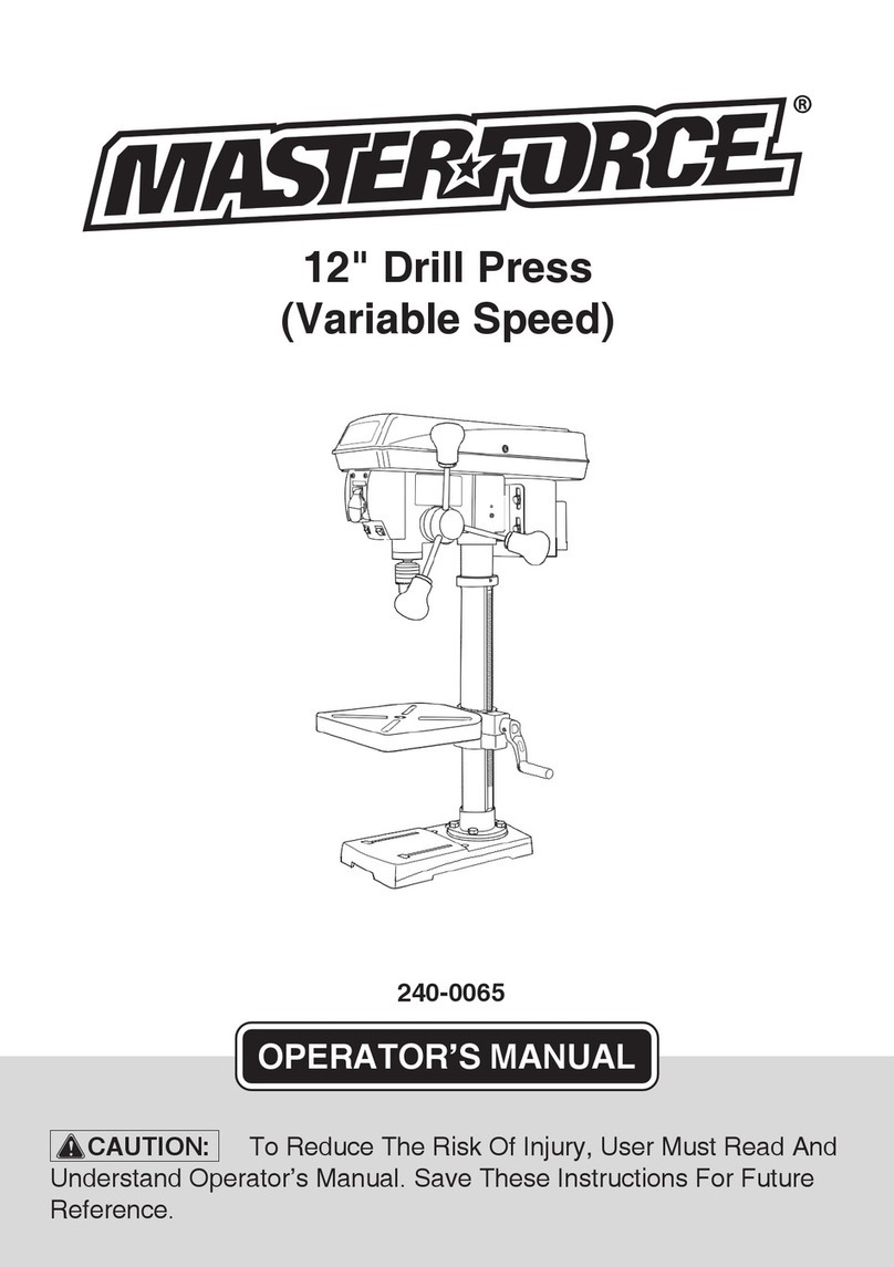 MasterForce 240-0065 Operator's manual