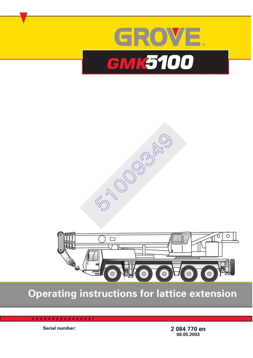 Grove GMK 5100 operating instructions