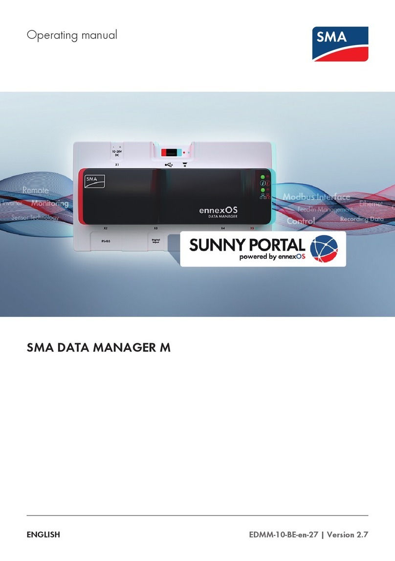 SMA DATA MANAGER M operating manual