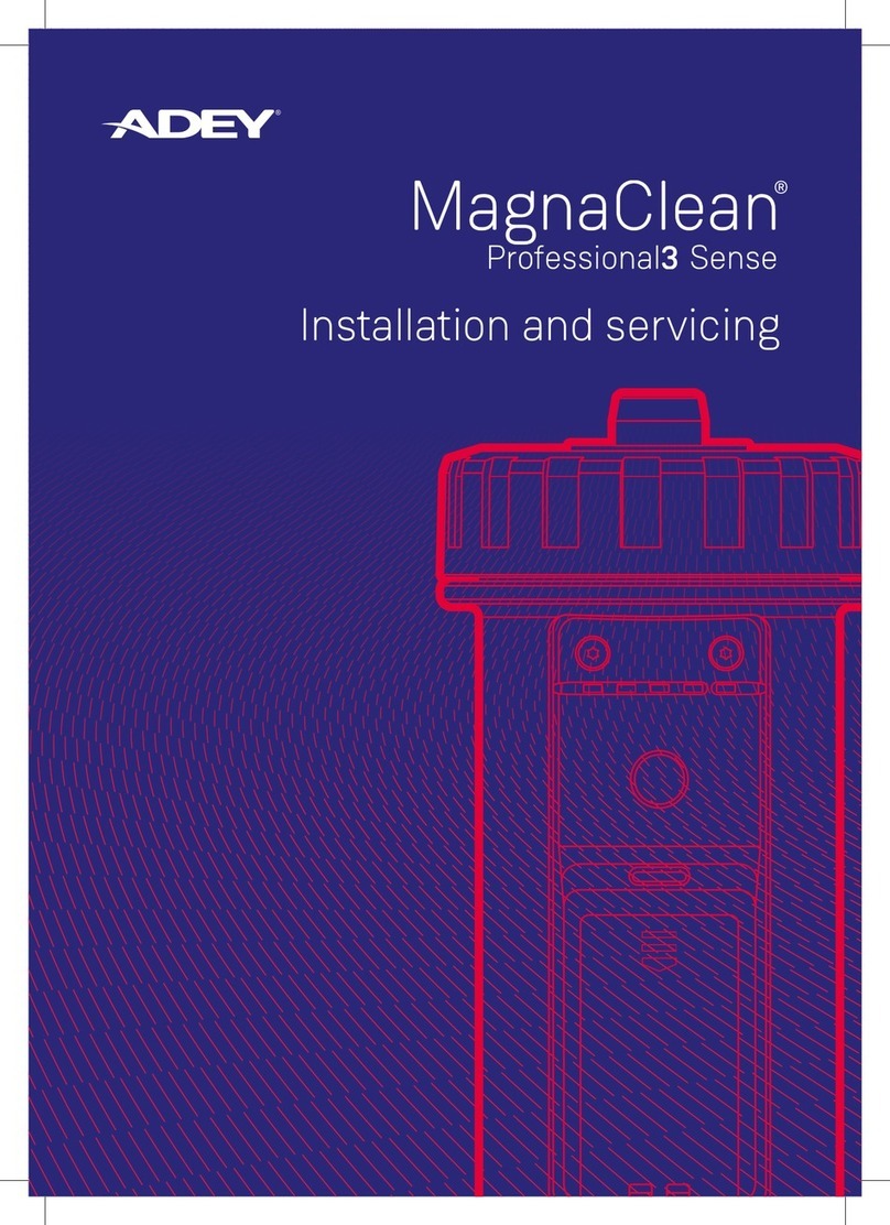 Adey MagnaClean Professional3 Sense Installation and servicing Adey MagnaClean Professional3 Sense Installation and servicing