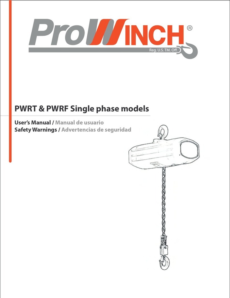 Prowinch PWRF1000 user manual