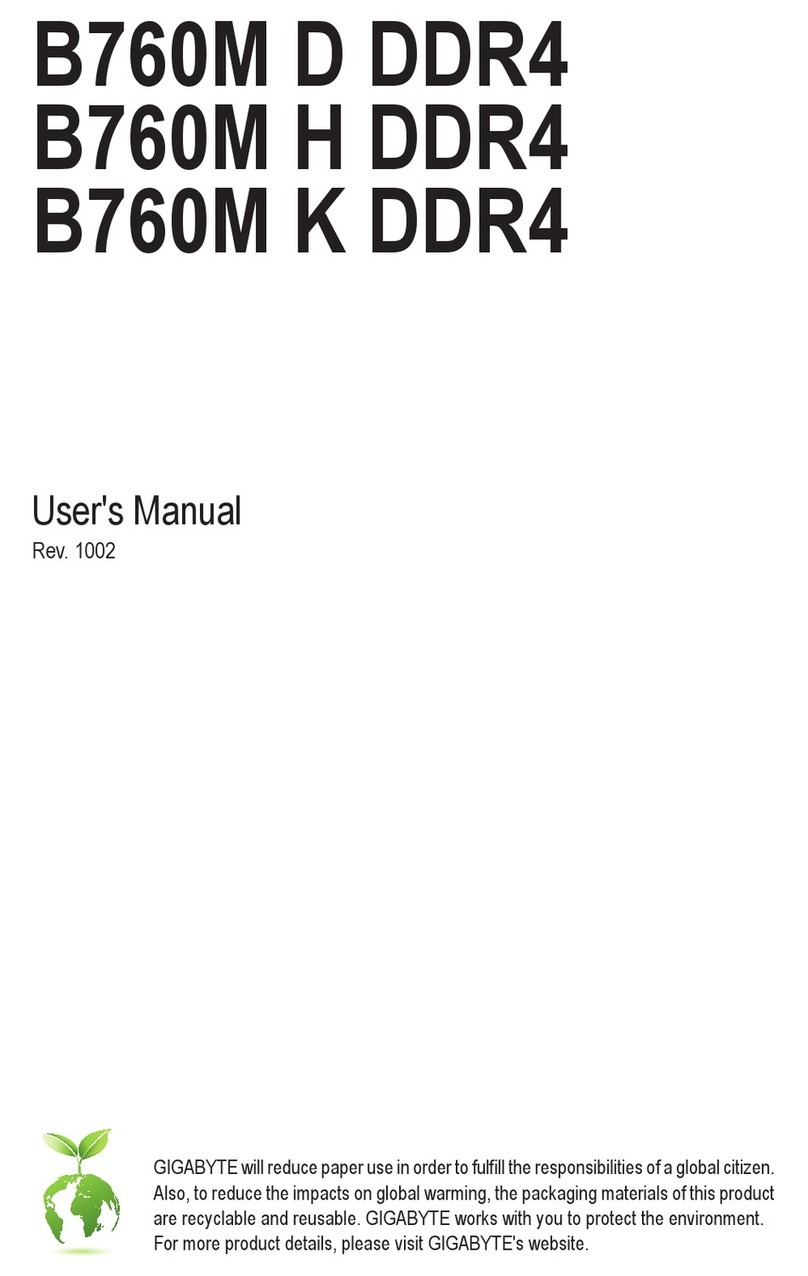 Gigabyte B760M D DDR4 user manual