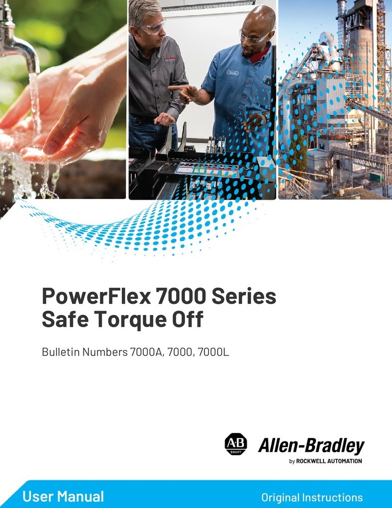 Rockwell Automation Allen-Bradley PowerFlex 7000 Series User manual Rockwell Automation Allen-Bradley PowerFlex 7000 Series User manual