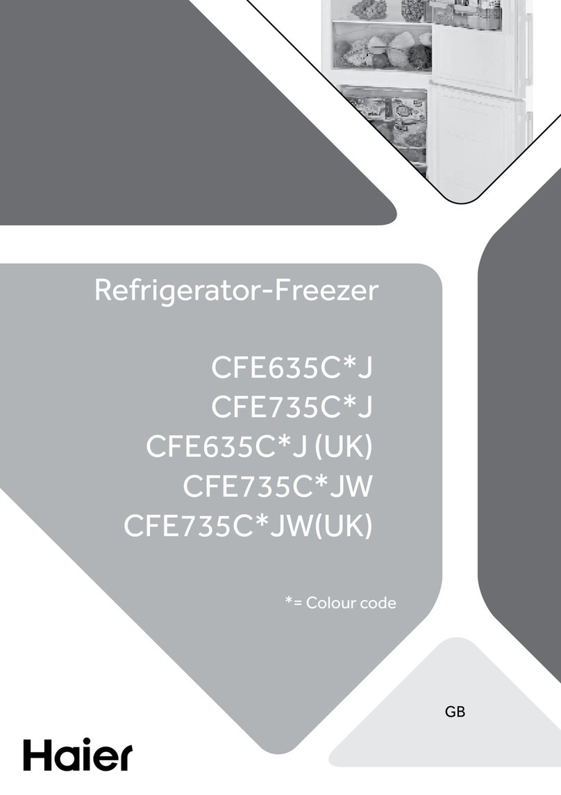 Haier CFE635C J Series User manual