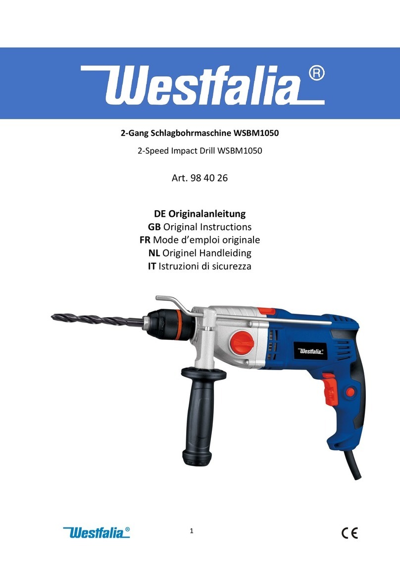 Westfalia WSBM1050 Original instructions