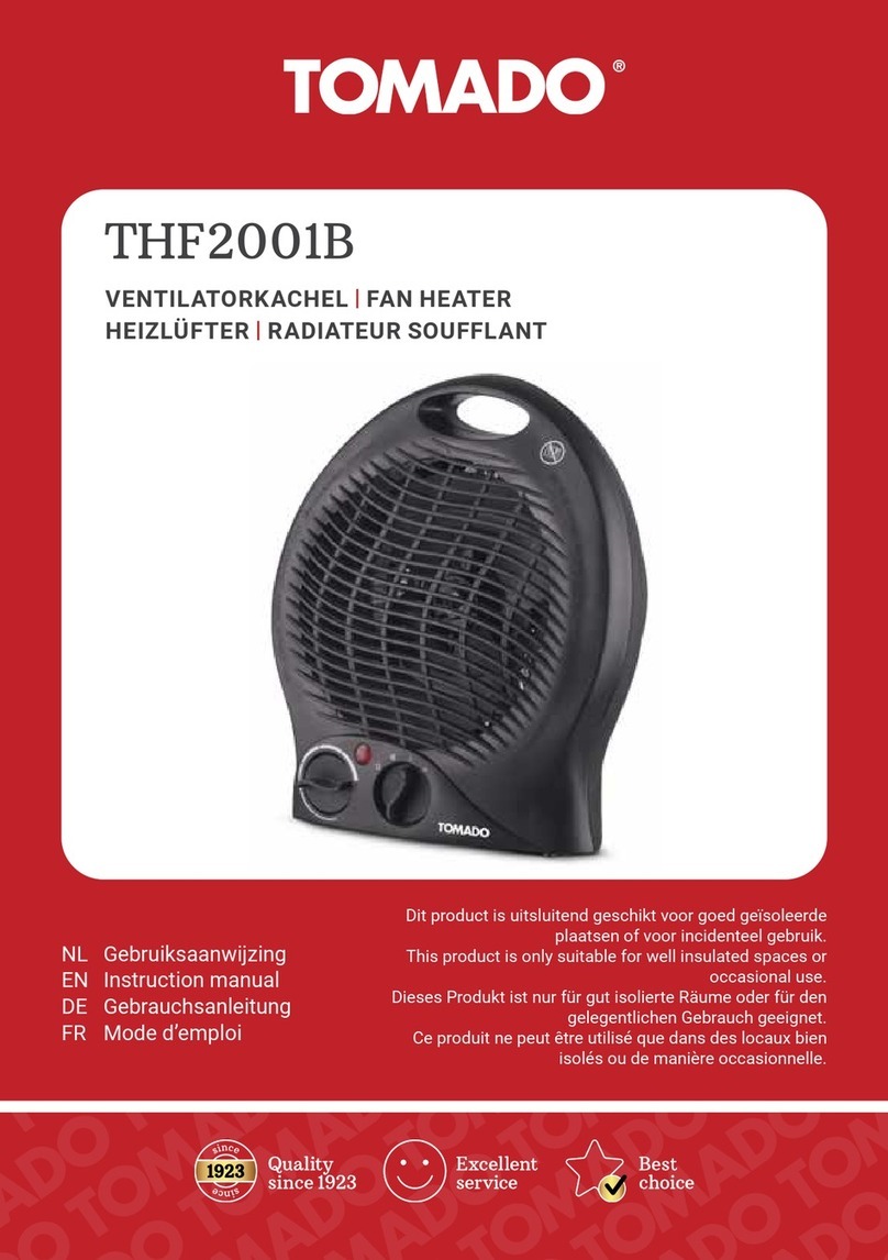 tomado THF2001B instruction manual