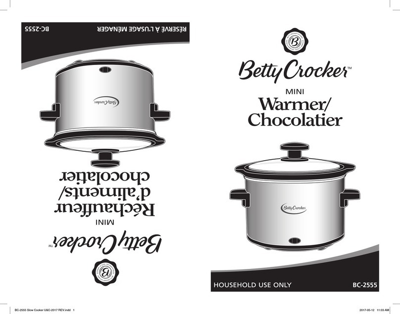 BETTY CROCKER BC-2555 manual
