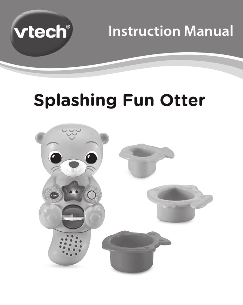 V-tech Splashing Fun Otter User manual