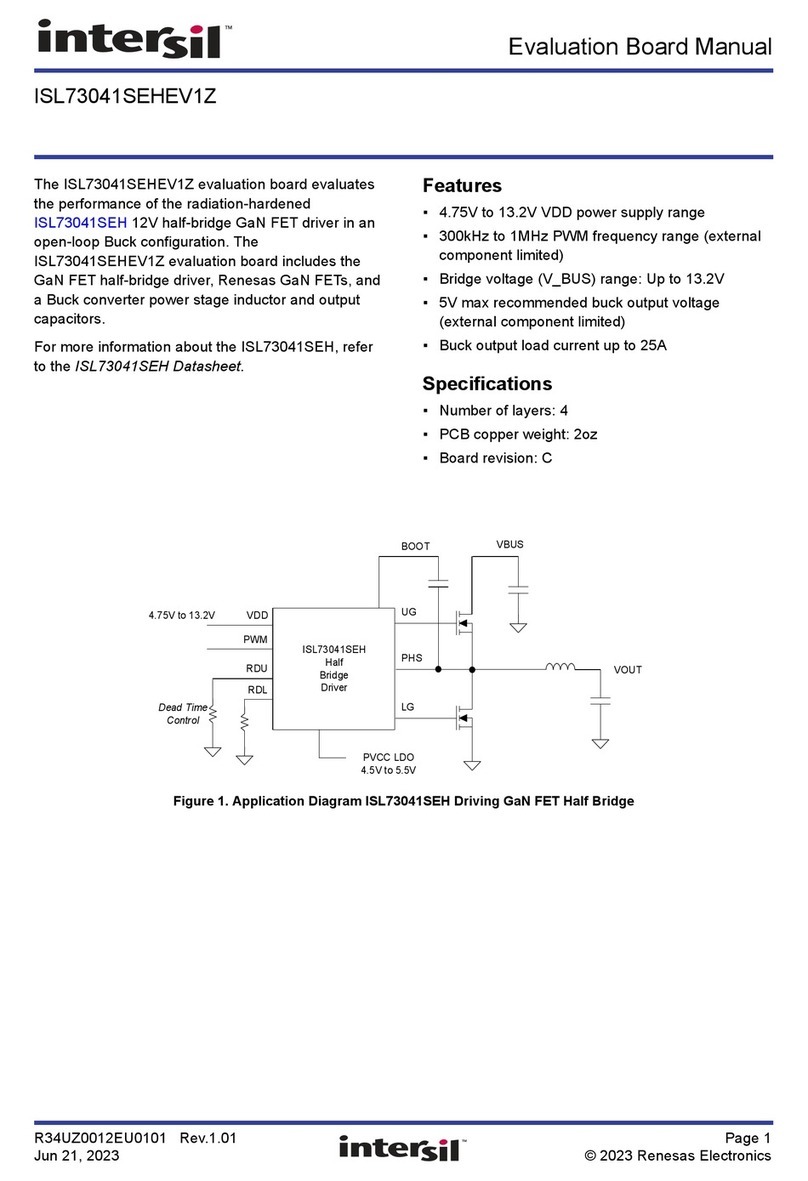 Intersil ISL73041SEHEV1Z User manual