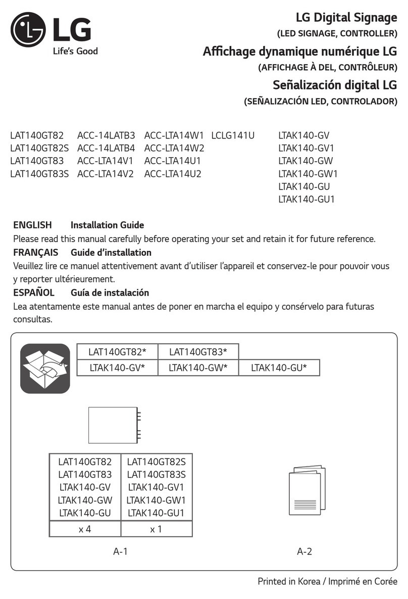 LG LAT140GT82 User manual