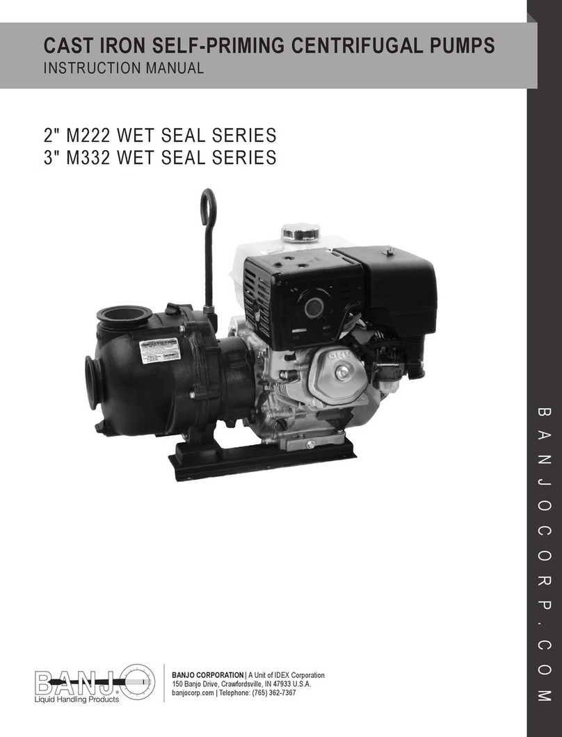 Banjo M222 Series instruction manual
