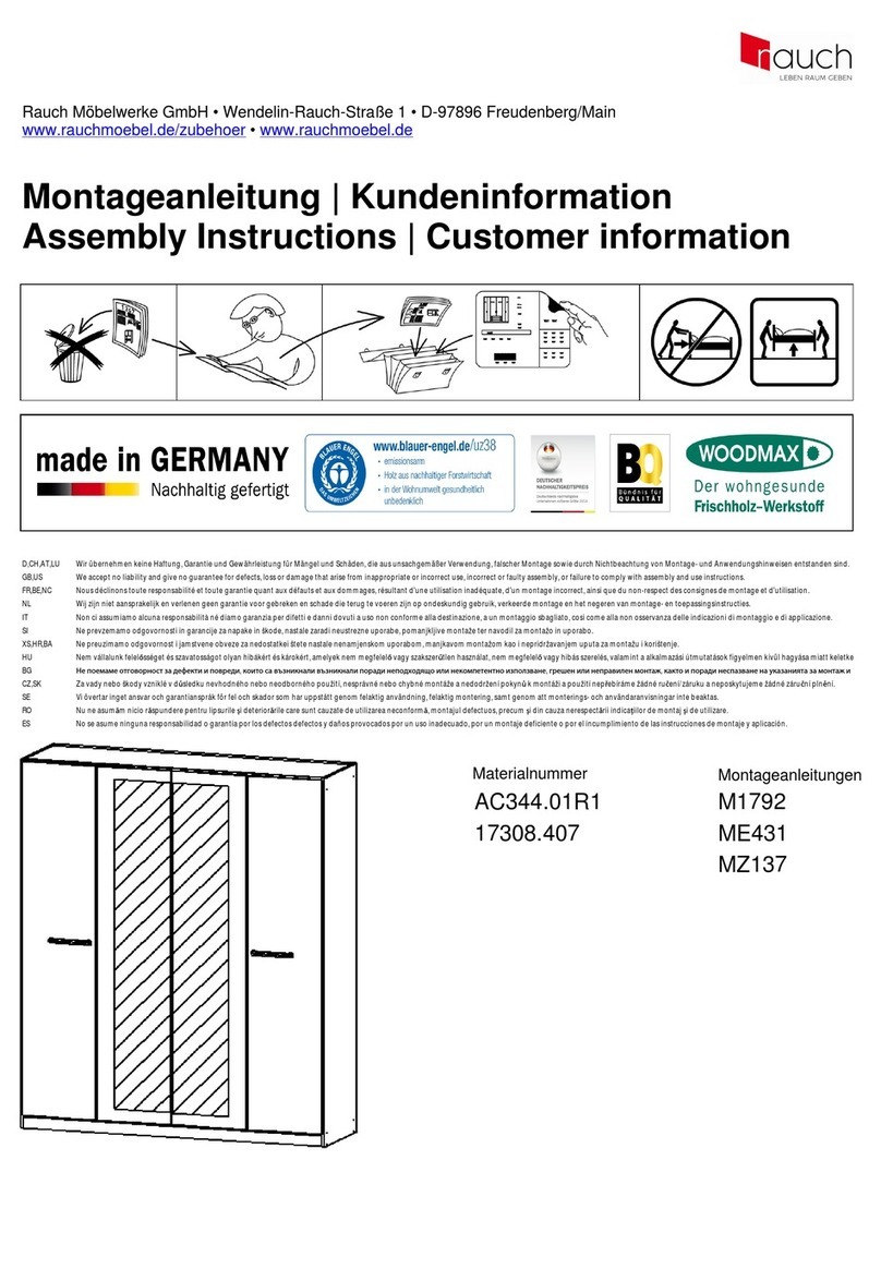 Rauch AC344.01R1 Assembly instructions