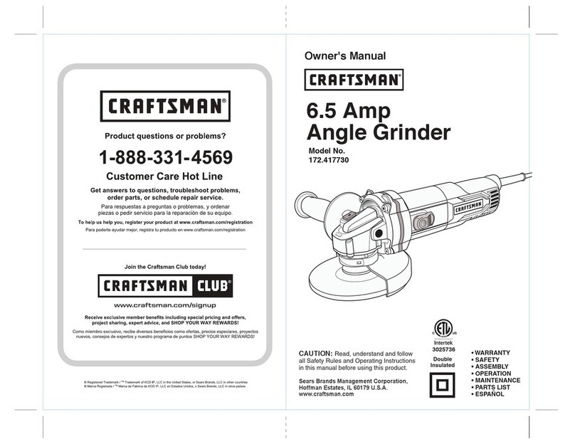 Craftsman 172.417730 owner's manual