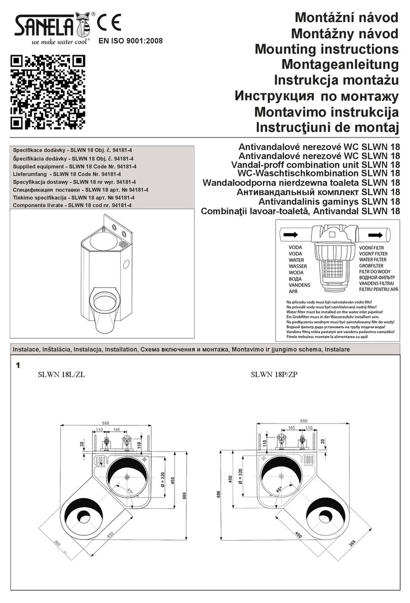 Sanela SLWN 18 Mounting instructions