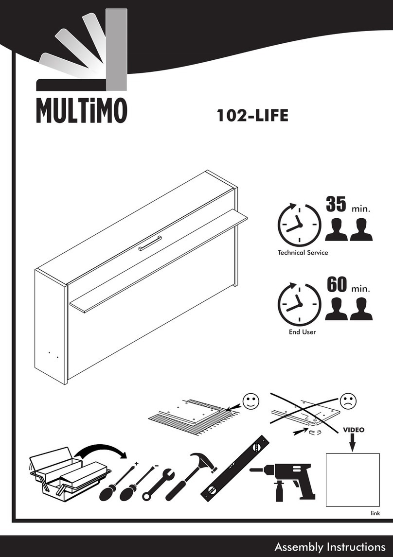 Multimo 102-LIFE Assembly instructions