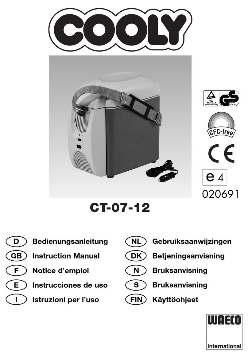 Waeco COOLY CT-07-12 instruction manual