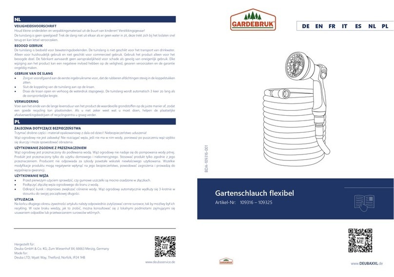 Gardebruk 109316 instructions