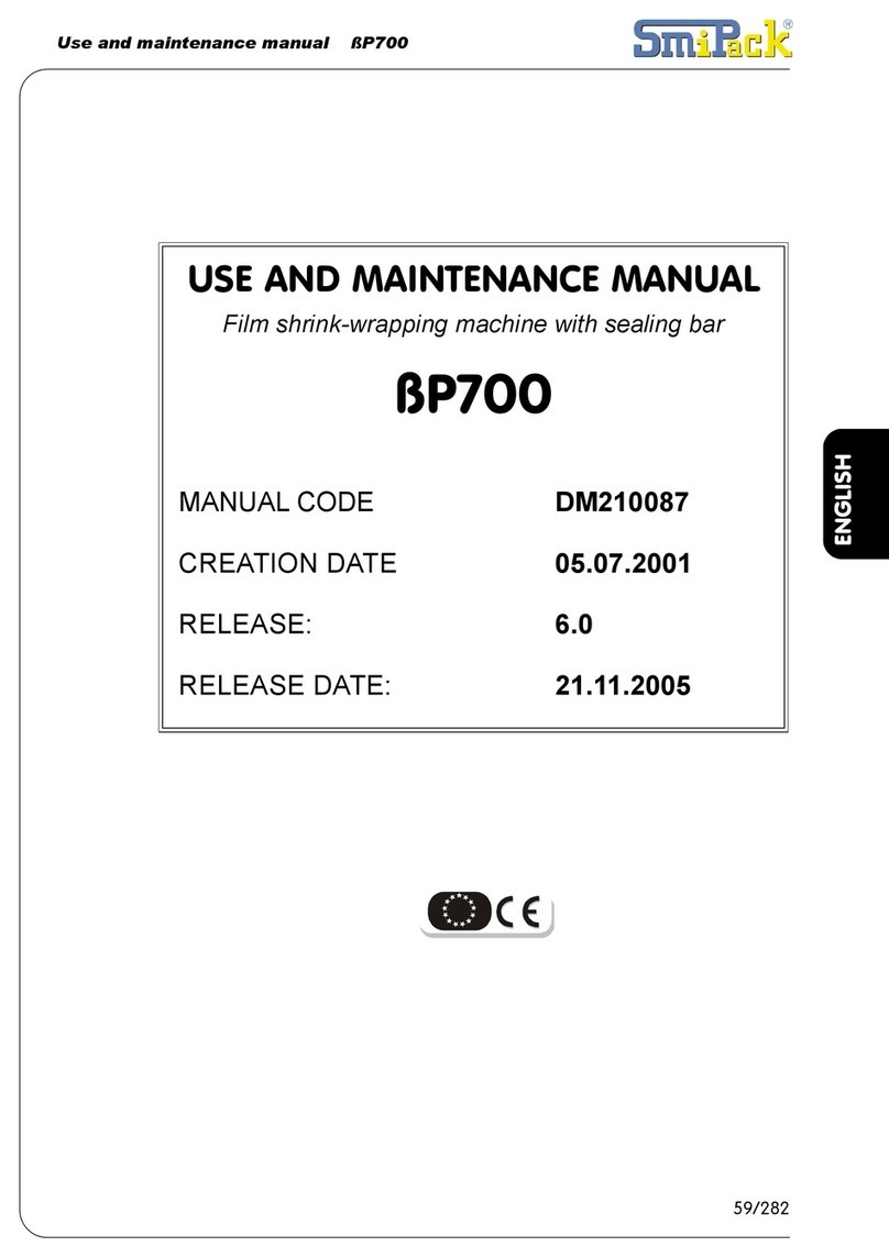 Smipack BP700 Use and maintenance manual
