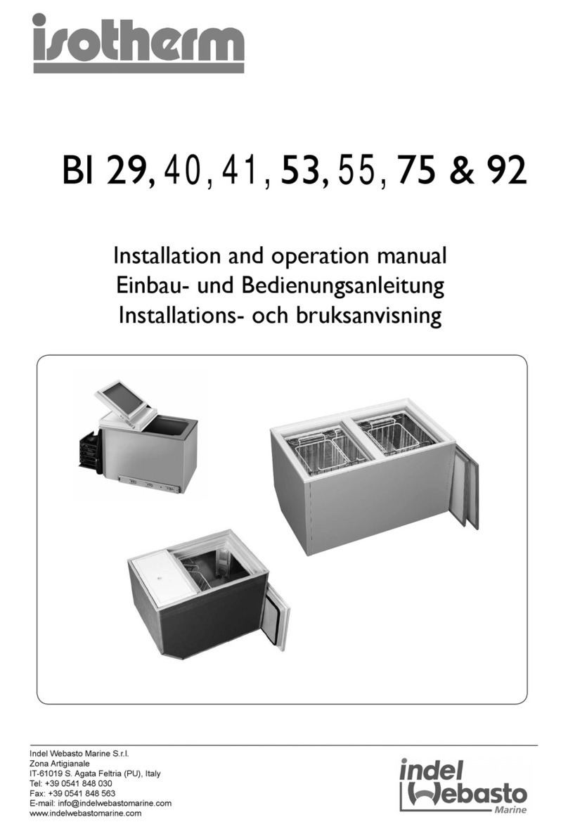Indel Webasto Marine BI29 Dual Installation and operation manual