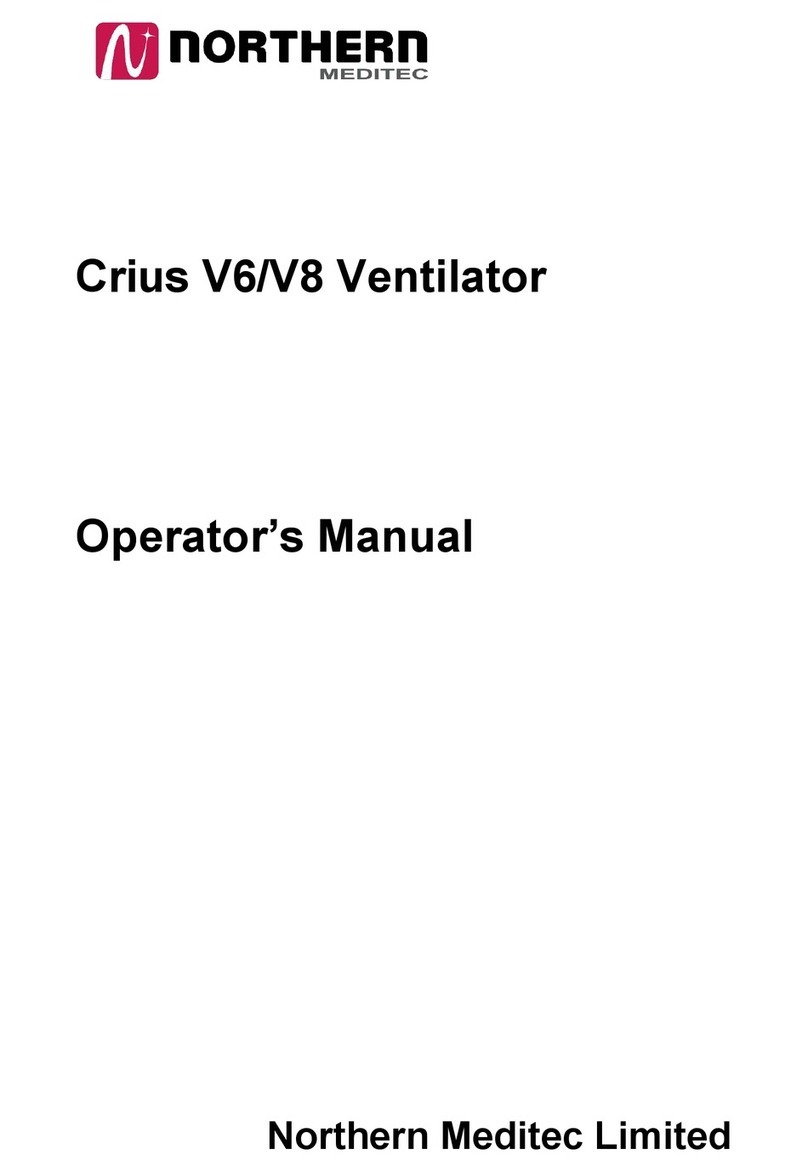 Northern Meditec Crius V6 Operator's manual Northern Meditec Crius V6 Operator's manual