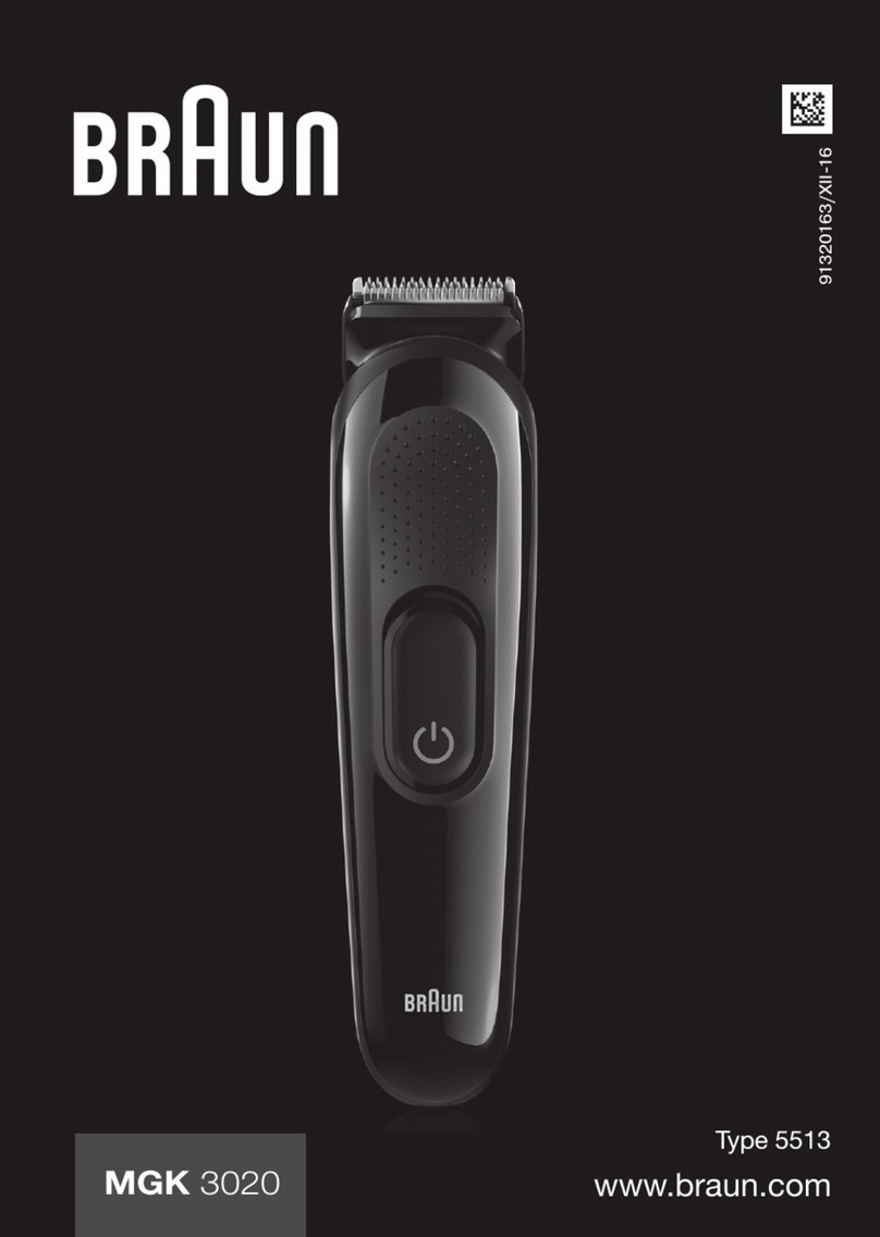 Braun MGK 3020 User manual