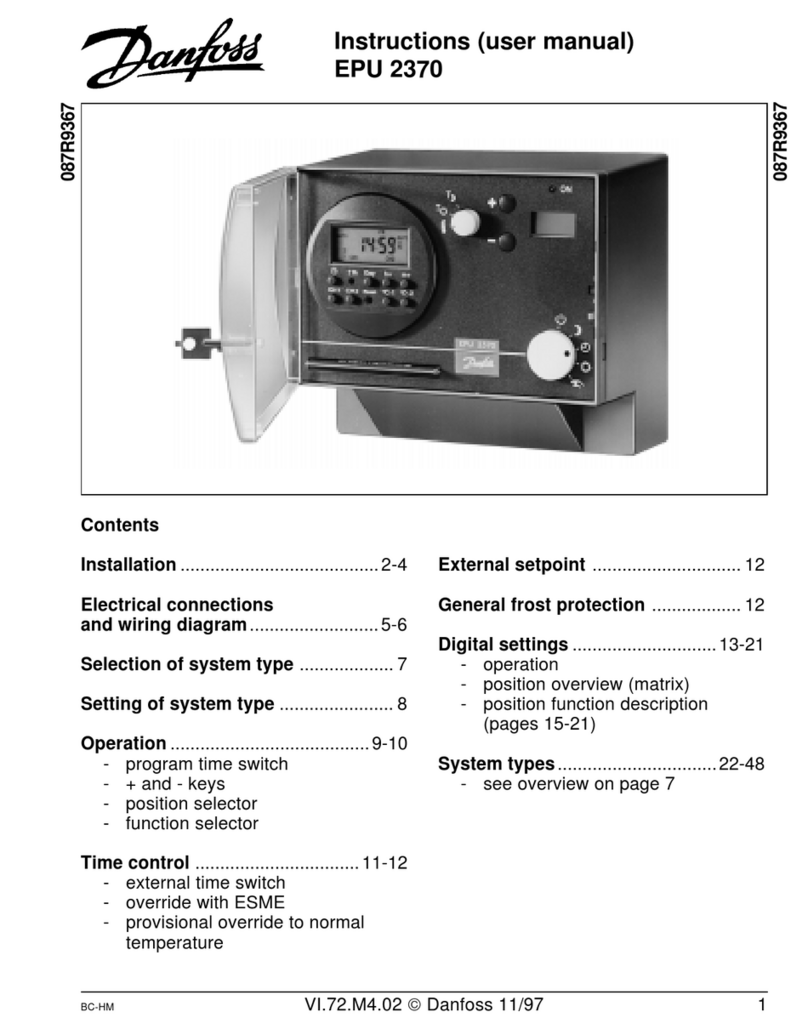Danfoss EPU 2370 User manual