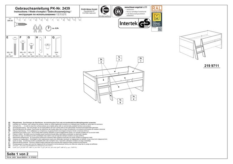 PAIDI 2439 instructions