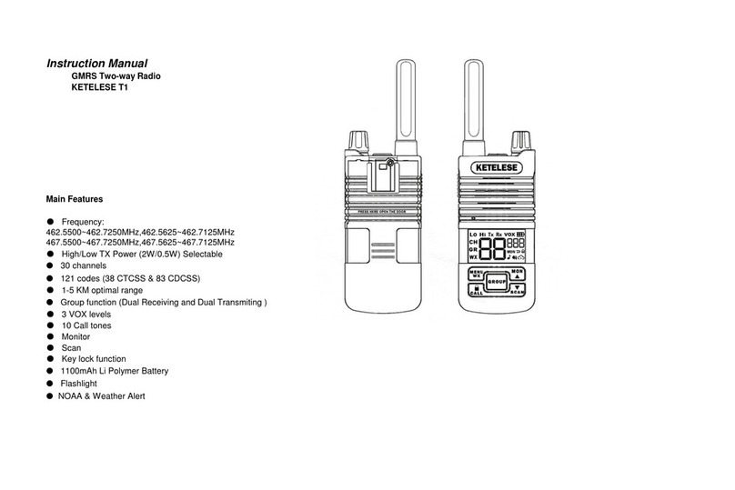 KETELESE T1 instruction manual