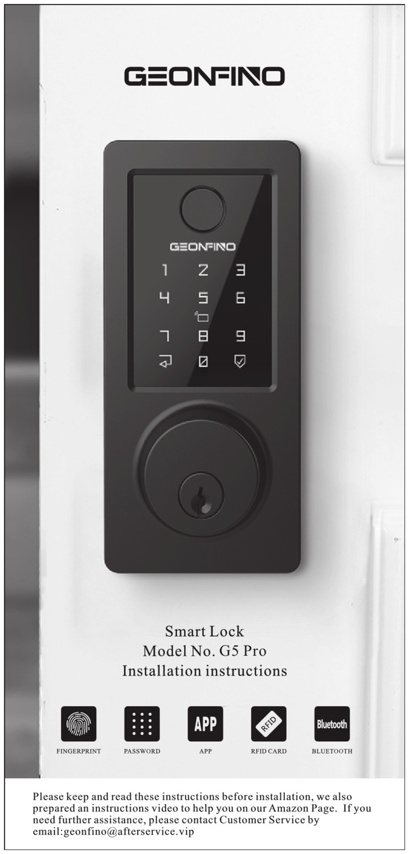 GEONFINO G5 Pro User manual