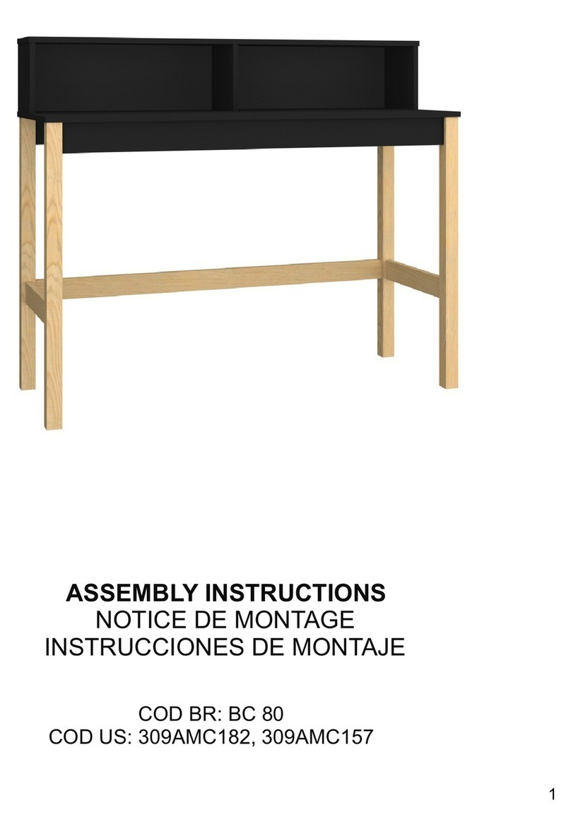 Manhattan Comfort Bowery BC 80 Assembly instructions