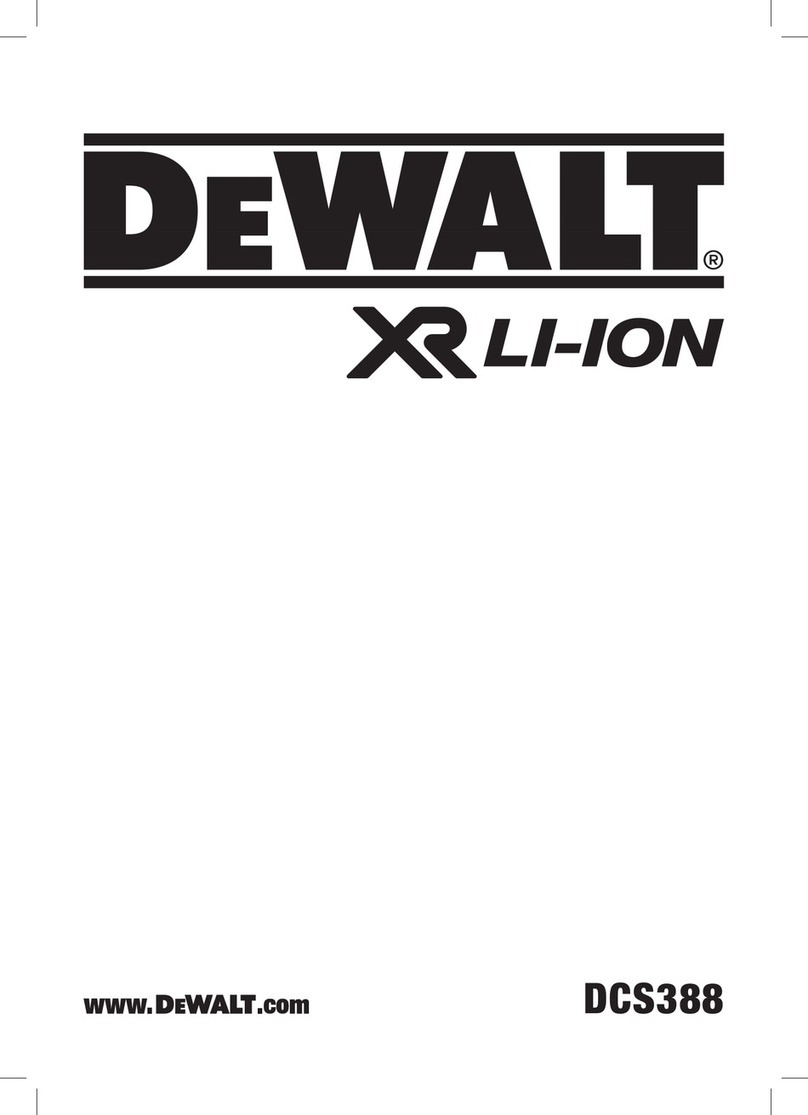 DeWalt XR DCS388 User manual