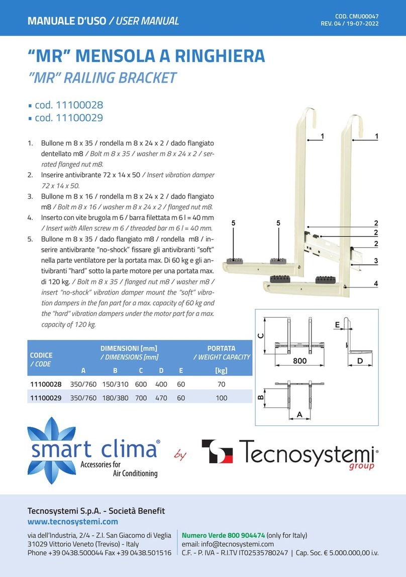 Tecnosystemi Smart Clima MR User manual