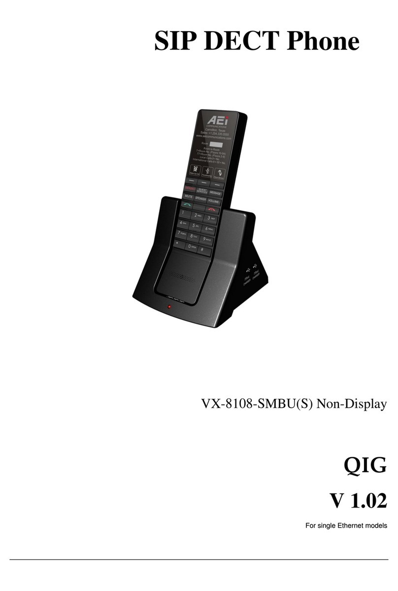 AEI COMMUNICATIONS VX-8108-SMBU(S) quick start guide
