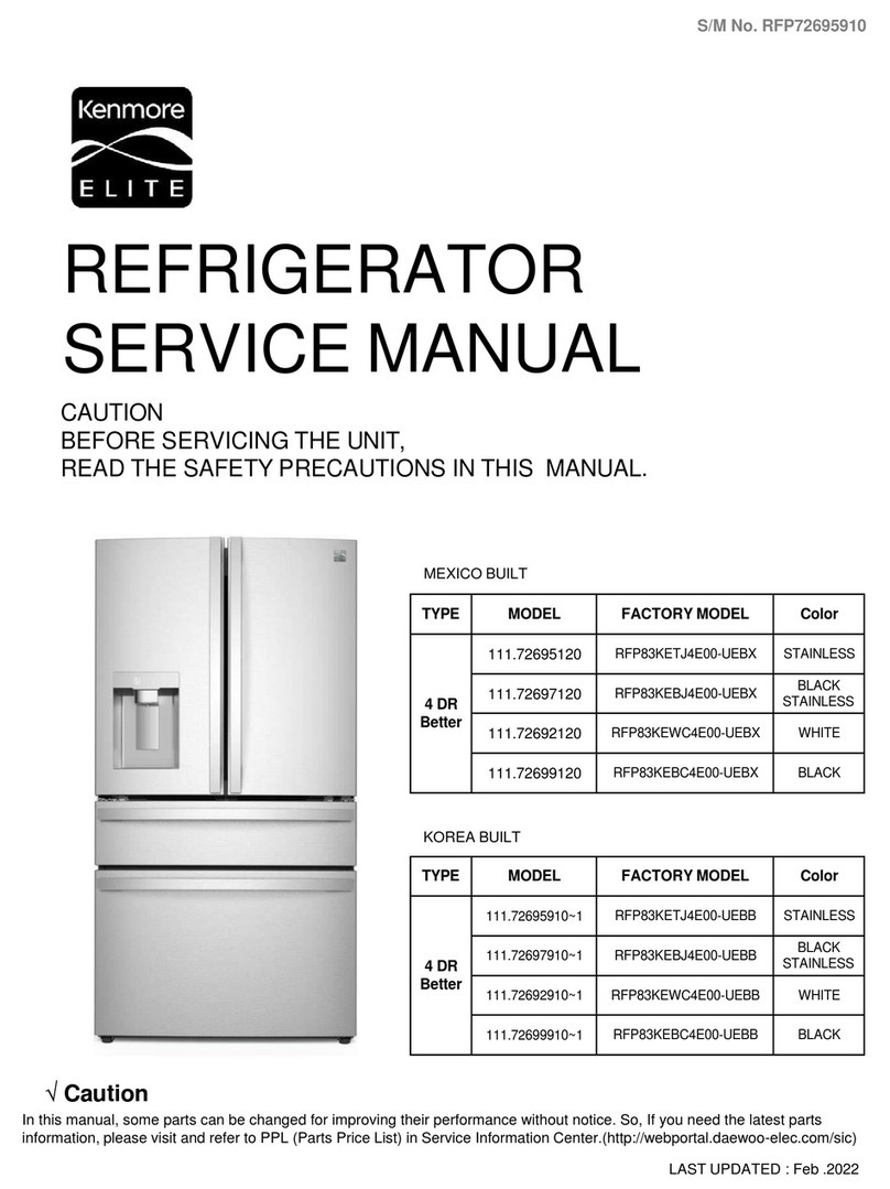 Kenmore 111.72695120 User manual