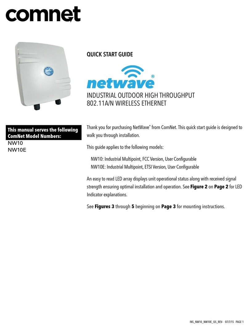Comnet NW10E User manual