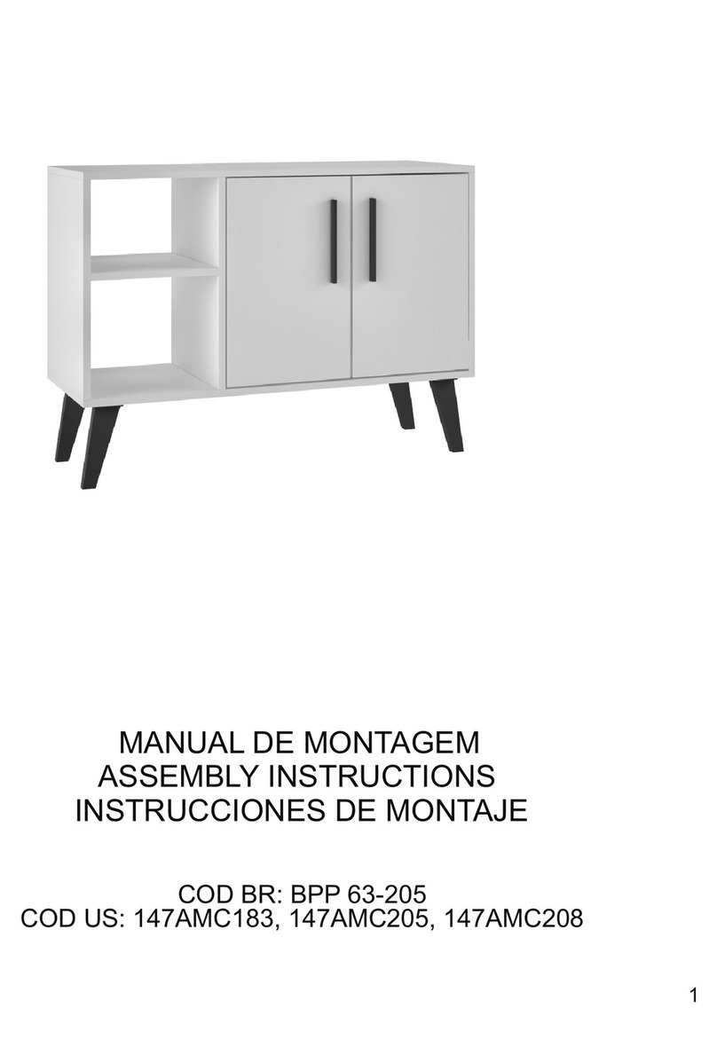 Manhattan Comfort BPP 63-205 User manual Manhattan Comfort BPP 63-205 User manual