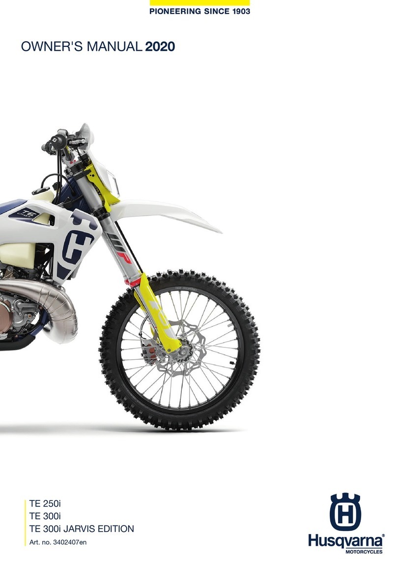 Husqvarna TE 250i EU 2020 User manual