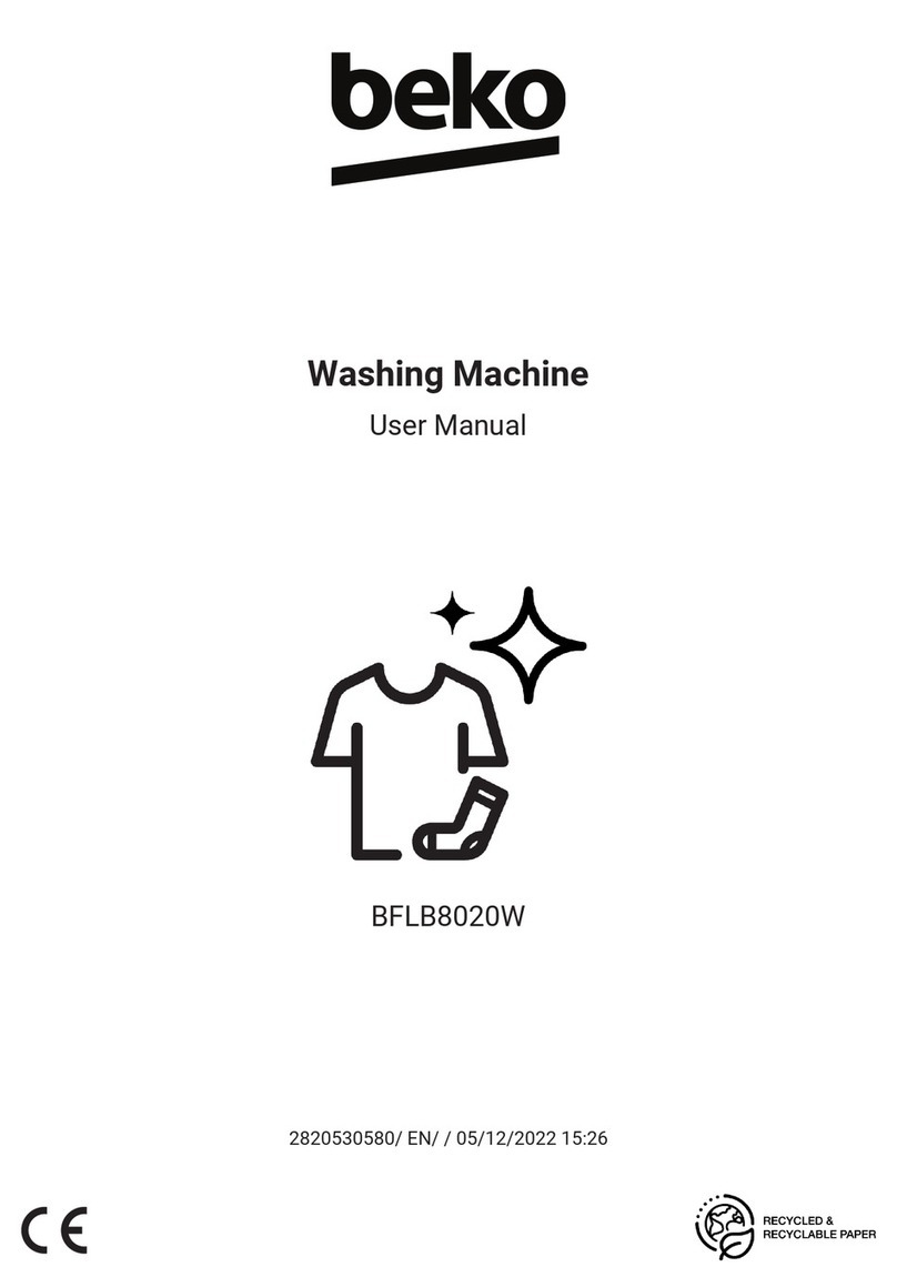 Beko BFLB8020W User manual