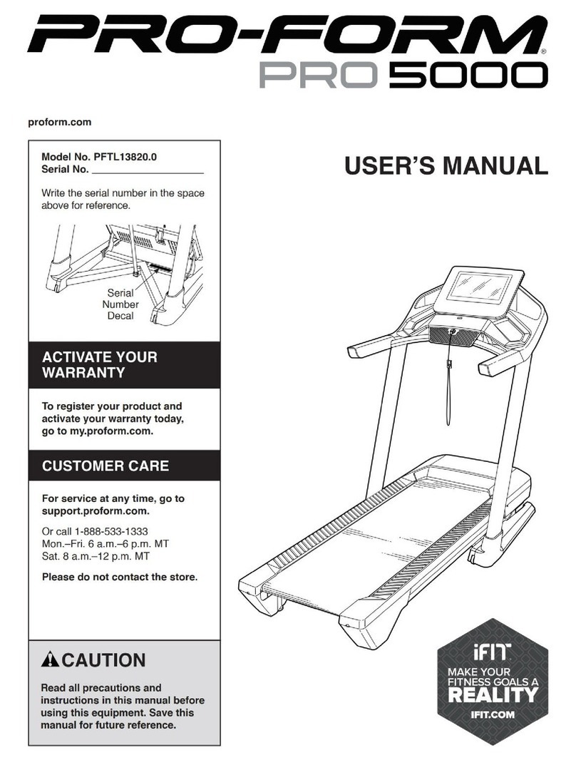 ICON Health & Fitness PFTL13820.0 user manual