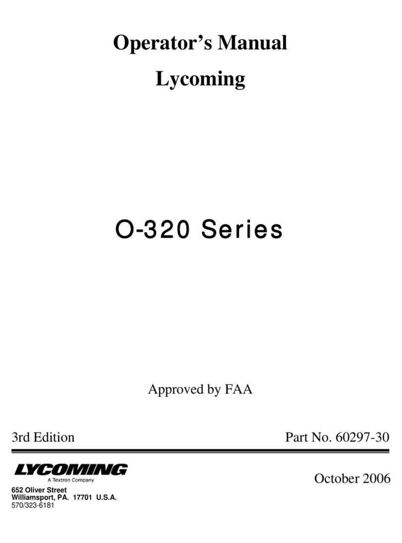 Textron LYCOMING O-320 Series User manual