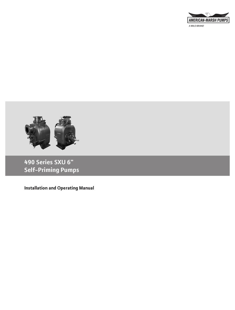 Wilo American-Marsh Pumps SXU 490 Series User manual