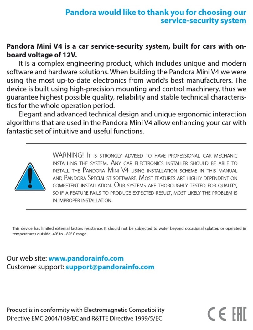 Pandora Mini V4 User manual