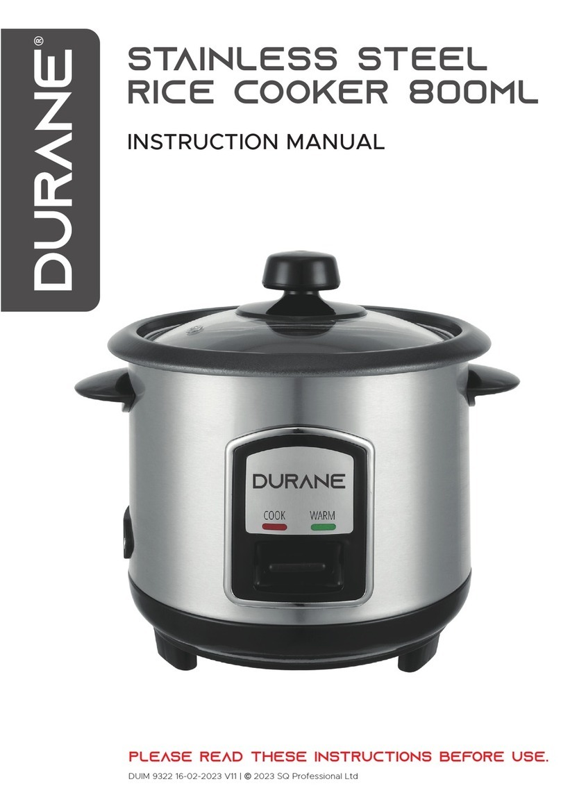 DURANE 9322 instruction manual