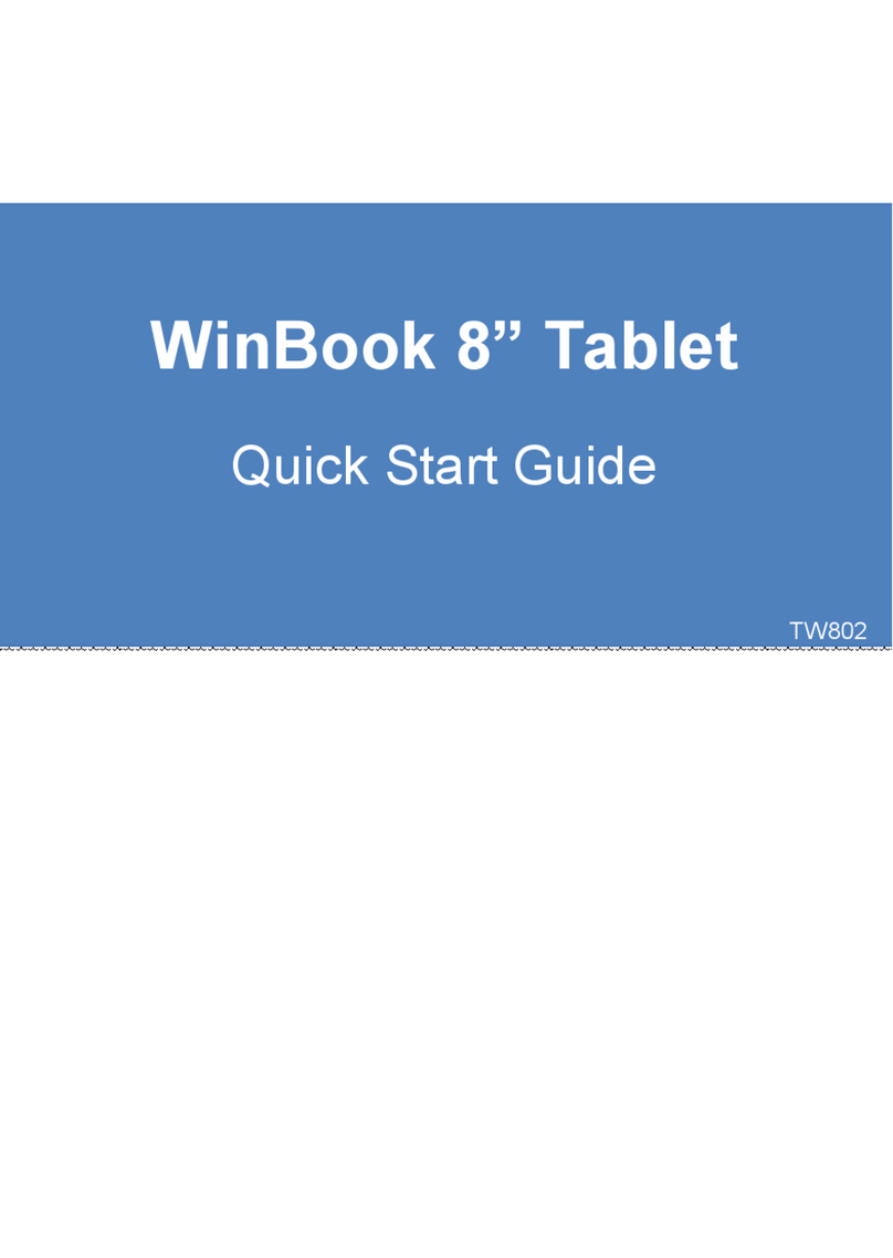 Winbook TW802 User manual