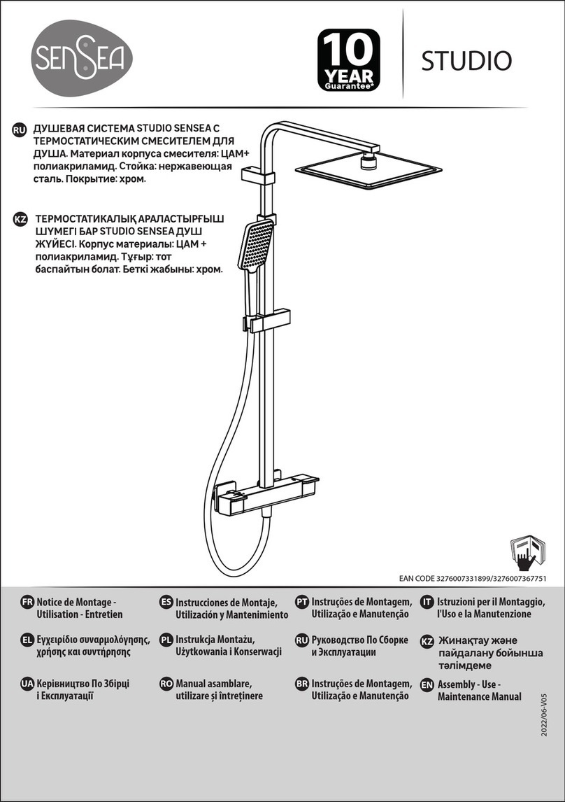 Sensea STUDIO 3276007331899 Assembly, Use, Maintenance Manual