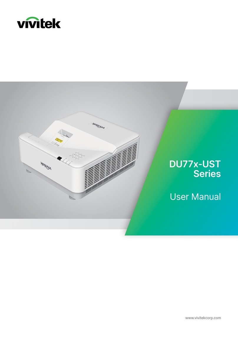 Vivitek DU77 UST Series User manual