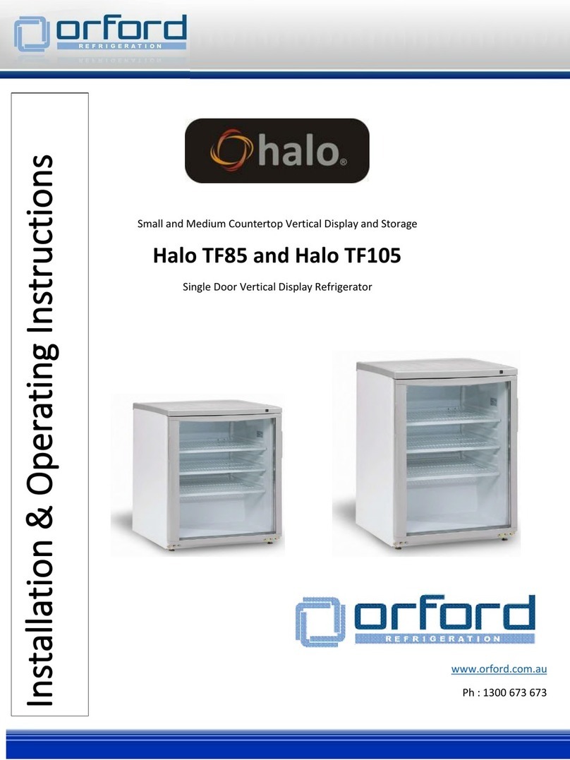 orford Halo TF85 Installation & operating instructions